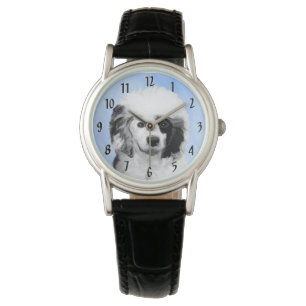 Portugiesisches Dog-Gemälde - Originelle Hundekuns Armbanduhr