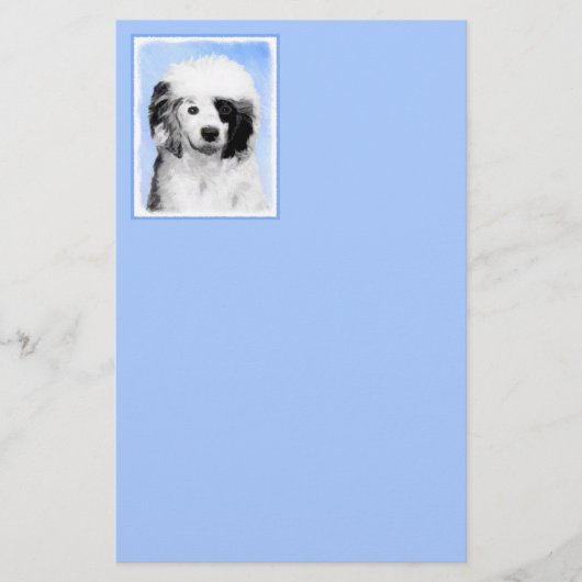 Portugiesisches Dog-Gemälde - Originelle Hundekuns Briefpapier (Vorderseite)