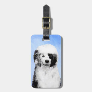 Portugiesisches Dog-Gemälde - Originelle Hundekuns Gepäckanhänger