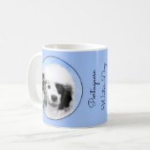 Portugiesisches Dog-Gemälde - Originelle Hundekuns Kaffeetasse (Vorderseite Links)