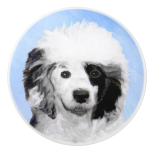 Portugiesisches Dog-Gemälde - Originelle Hundekuns Keramikknauf