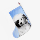 Portugiesisches Dog-Gemälde - Originelle Hundekuns Kleiner Weihnachtsstrumpf (Rückseite (Hängend))