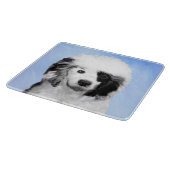 Portugiesisches Dog-Gemälde - Originelle Hundekuns Schneidebrett (Ecke)