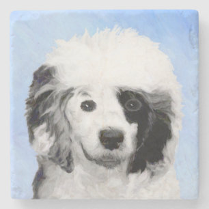 Portugiesisches Dog-Gemälde - Originelle Hundekuns Steinuntersetzer
