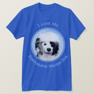 Portugiesisches Dog-Gemälde - Originelle Hundekuns T-Shirt