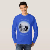 Portugiesisches Dog-Gemälde - Originelle Hundekuns T-Shirt (Vorne ganz)