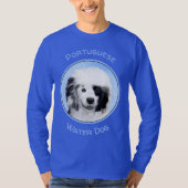 Portugiesisches Dog-Gemälde - Originelle Hundekuns T-Shirt (Vorderseite)