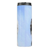 Portugiesisches Dog-Gemälde - Originelle Hundekuns Thermosbecher (Rückseite)