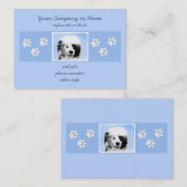 Portugiesisches Dog-Gemälde - Originelle Hundekuns Visitenkarte (Vorne/Hinten)