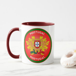 Portugiesisches Erbe-Emblem Tasse