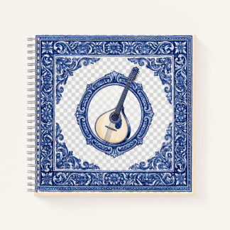 Portugiesisches Erbe - Guitarrendesign und Azulejo Notizblock