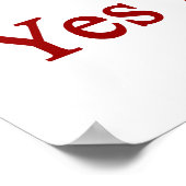 Portugiesisches Essen Ja Poster (Ecke)