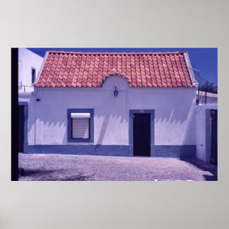 Portugiesisches Fischerhaus Poster