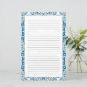Portugiesisches Flachmuster Briefpapier (Stehend Vorderseite)