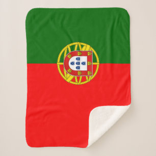 Portugiesisches Flaggenblanket, patriotisch, Portu Sherpadecke