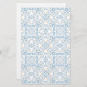 Portugiesisches Fliesen-Muster Briefpapier (Vorne/Hinten)