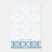 Portugiesisches Fliesen-Muster Post-it Klebezettel (Vorderseite)