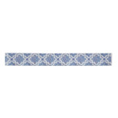 Portugiesisches Fliesen-Satin-Band, 2 Yard-Spule Satinband (Vorderseite)