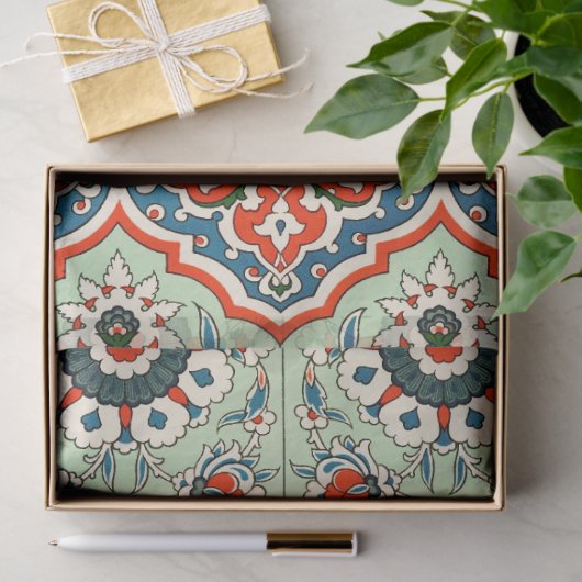 Portugiesisches Fliesengewebe Seidenpapier (Geschenk)