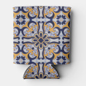 Portugiesisches Fliesenmuster Dosenkühler (Vorderseite)