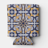 Portugiesisches Fliesenmuster Dosenkühler (Rückseite)