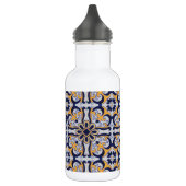 Portugiesisches Fliesenmuster Edelstahlflasche (Links)
