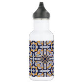 Portugiesisches Fliesenmuster Edelstahlflasche (Rechts)