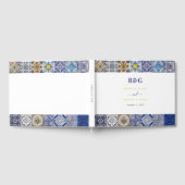 Portugiesisches Fliesenmuster Gästebuch (Voll)