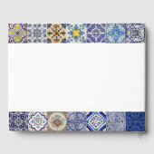 Portugiesisches Fliesenmuster Gästebuch (Rückseite)