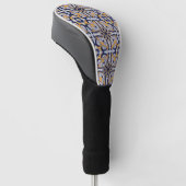 Portugiesisches Fliesenmuster Golf Headcover (angewinkelt)