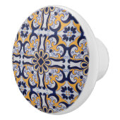 Portugiesisches Fliesenmuster Keramikknauf (Rechts)