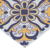 Portugiesisches Fliesenmuster Kurzer Tischläufer (Ecke)