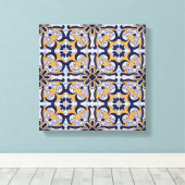 Portugiesisches Fliesenmuster Leinwanddruck (Insitu (Holzboden))