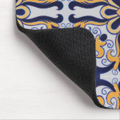 Portugiesisches Fliesenmuster Mousepad (Ecke)