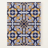 Portugiesisches Fliesenmuster Planer (Rückseite)