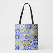 Portugiesisches Fliesenmuster Tasche (Vorderseite)