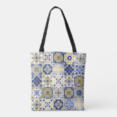 Portugiesisches Fliesenmuster Tasche (Rückseite)