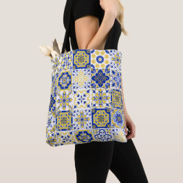 Portugiesisches Fliesenmuster Tasche