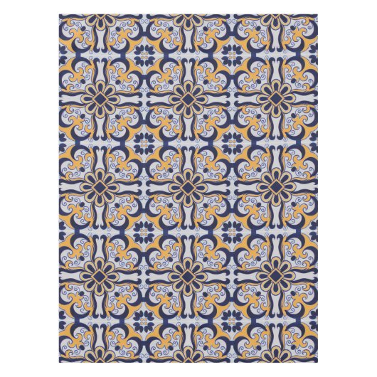 Portugiesisches Fliesenmuster Tischdecke (Vorderseite)