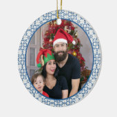 Portugiesisches Foto mit Fliesen Keramik Ornament (Links)