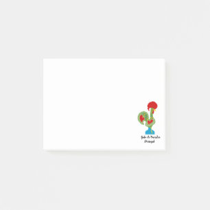 Portugiesisches Glücksroster in grüner Farbe Post-it Klebezettel