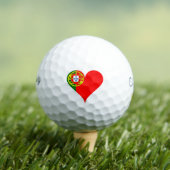 Portugiesisches Herz Golfball (Insitu T-Shirt)