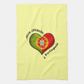Portugiesisches Herz Handtuch (Vertikal)