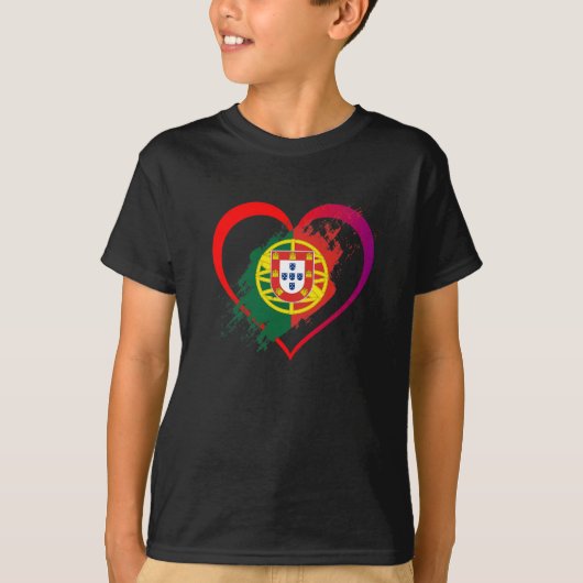 Portugiesisches Herz T-Shirt (Vorderseite)
