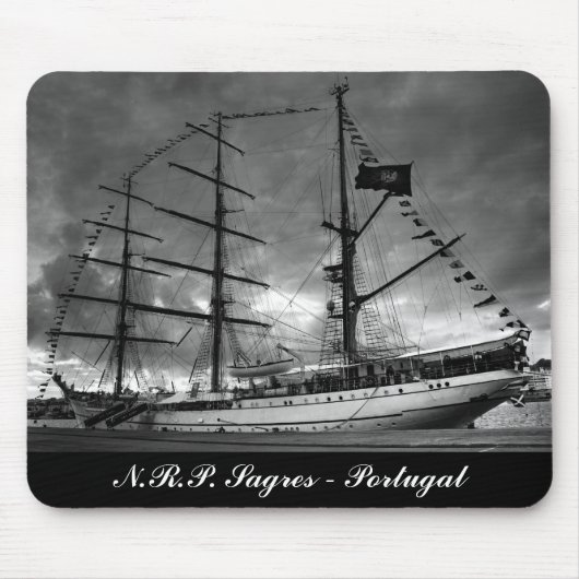 Portugiesisches hohes Schiff mousepad (Vorne)