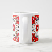 Portugiesisches Keramik-Fliesen-Muster Jumbo-Tasse (Rückseite)