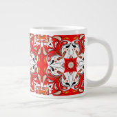 Portugiesisches Keramik-Fliesen-Muster Jumbo-Tasse (Rechts)