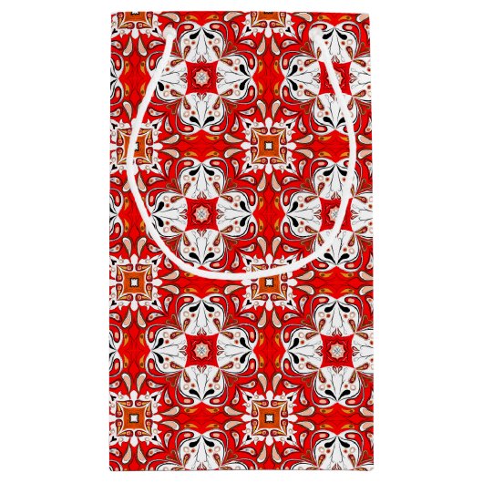 Portugiesisches Keramik-Fliesen-Muster Kleine Geschenktüte (Rückseite)