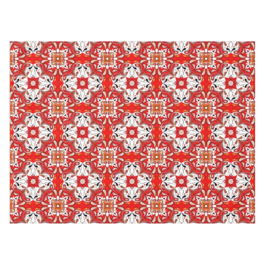 Portugiesisches Keramik-Fliesen-Muster Tischdecke (Vorderseite (Horizontal))
