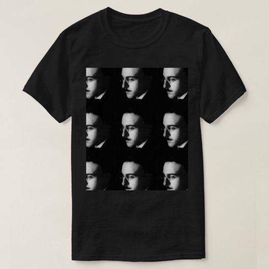 PORTUGIESISCHES MUSTER FERNANDO PESSOA-AUTOR T-Shirt (Design vorne)
